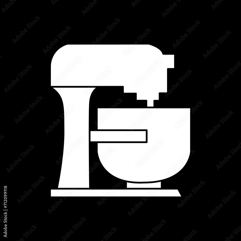 Sticker modern mixer icon logo vector image