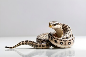 Obraz premium snake isolated on white background