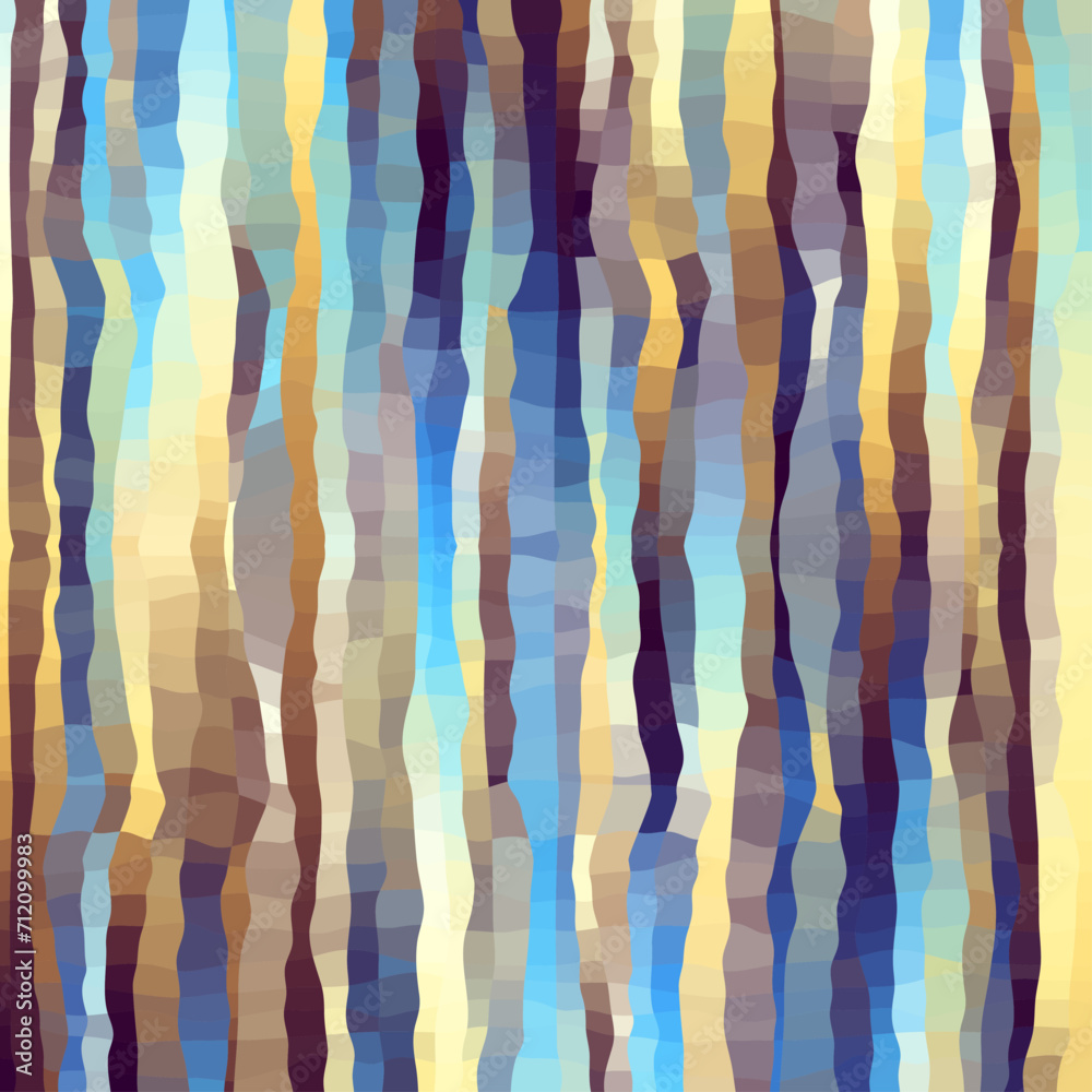 Poster Geometric abstract pattern. Vector abstract geometric background.