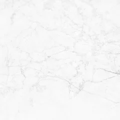 Zelfklevend Fotobehang White background marble wall texture for design art work, seamless pattern of tile stone with bright and luxury. © Nattha99
