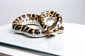 Obraz premium snake isolated on white background