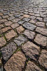 Cobblestone Charm: Close-up of Old Town Pavement