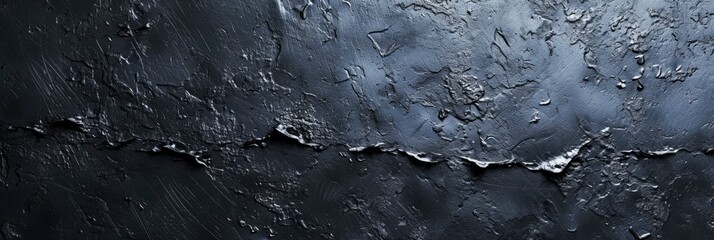 Obraz premium black scratched metal texture