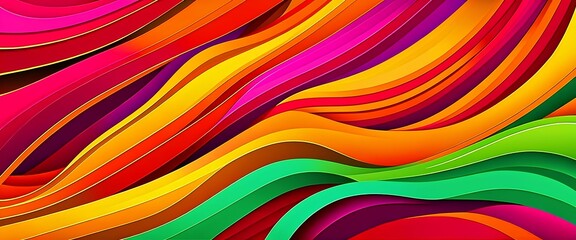 Naklejka premium abstract colorful background with lines
