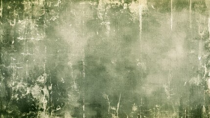 A Grunge Pale Sage Green Background, Elegantly Distressed for a Touch of Vintage Charm