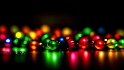 colorful christmas lights