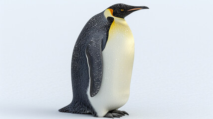 Fototapeta premium king penguin on the beach
