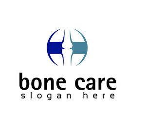creative plus and bone logo design template