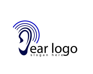 company ear logo design template