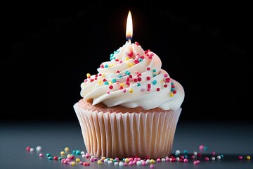 Cupcake for celebrating one s birth