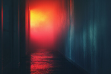 A gradient of colors from dark to light, symbolizing the journey from grief to acceptance.