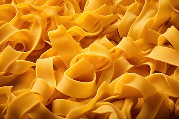 Italian pasta varieties isolated on white background with clipping path