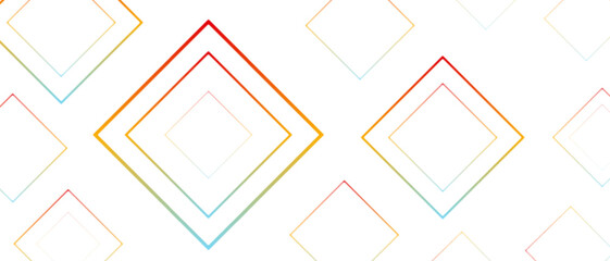 Abstract business presentation design with Red and Yellow geometric square lines. Gradient with Colorful rotated lines. luxury gradient geometric random chaotic lines with many squares. - obrazy, fototapety, plakaty