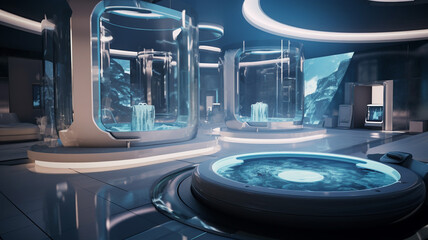 Spa of the Future with Virtual Reality A futuristic