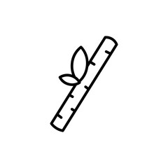 bamboo line icon
