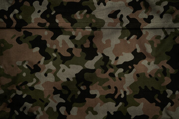 brown jungle camouflage pattern material
