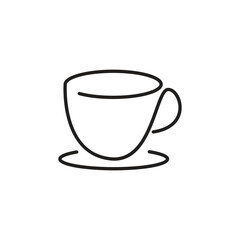 coffee cup logo design icon vector