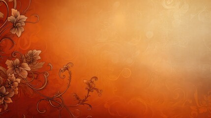 vibrant elegant orange background illustration stylish modern, chic classy, trendy aesthetic vibrant elegant orange background