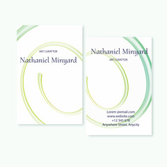 Fototapeta premium business card mockup company template