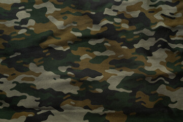 dark brown and green forest tarp canvas material