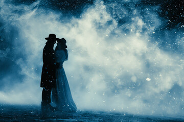 Obraz premium Couple in love together