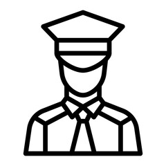 Policeman Icon Design