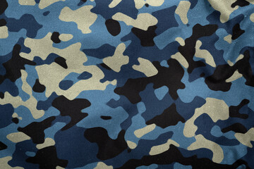 arctic marine blue army camouflage tarp texture , camo mesh background