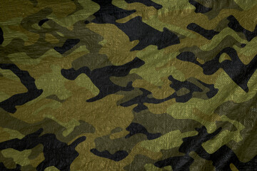 army camouflage tarp texture , khaki camo fabric background