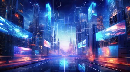 virtual future digital background illustration reality reality, blockchain cryptocurrency, internet data virtual future digital background