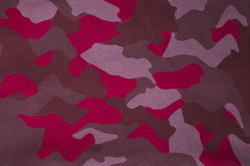 flashy pink  camo fabric background