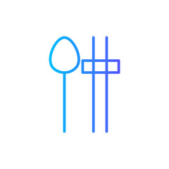chopstick gradient icon