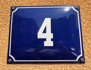 The number 4