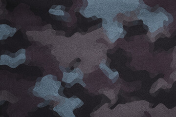 darl purple and blue army military camouflage micro fiber cloth  texture