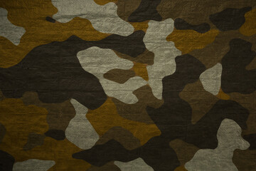 ocre and grey army military camouflage waterproof plastic tarp texture
