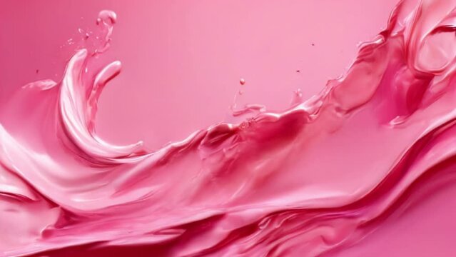 Abstract pink fluid shape modern background, motion