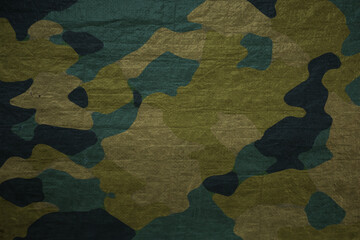 Fototapeta premium army military jungle camouflage waterproof plastic tarp texture 