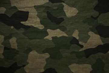 grey and  green army military camouflage waterproof plastic tarp texture © eric