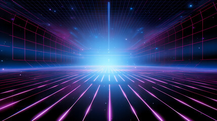 Obraz premium Future technology lines background, abstract future technology background