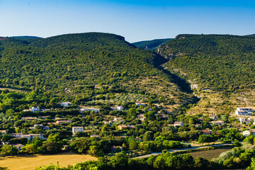 Village in mountains, Provence France