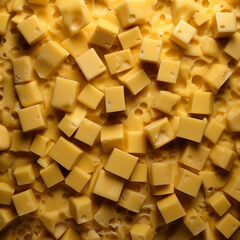 fondo con detalle y textura de multitud de tacos de queso enmental