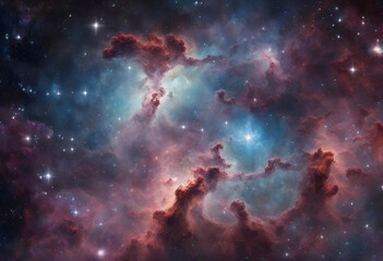 Fototapeta na wymiar Nebula bodie sand galaxy in the vastness of space