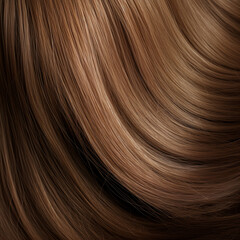 fondo con detalle y textura de melena de cabello de tonos marrones