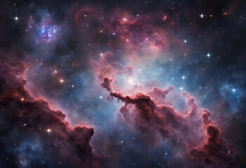 Fototapeta premium Nebula bodie sand galaxy in the vastness of space