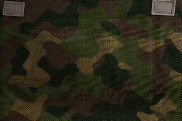 army camo burlap mesh with velcro straps patches