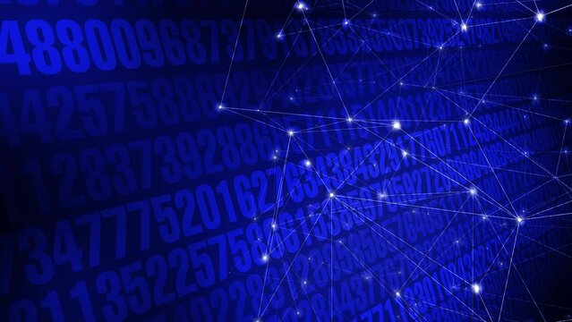 Machine learning science algorithm and power of numerical data for connected lines, random numbers, and creative predictions in digital world