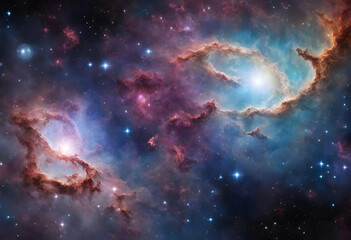 Obraz na płótnie Canvas Nebula bodie sand galaxy in the vastness of space