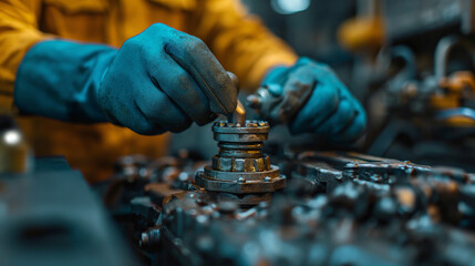 Heavy-duty equipment repair and diagnostics on site