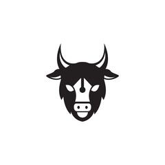 bull pen icon logo design vector