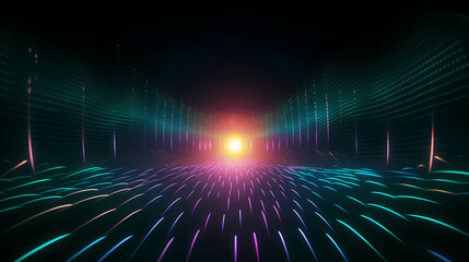 Modern digital abstract 3D background, abstract lines background