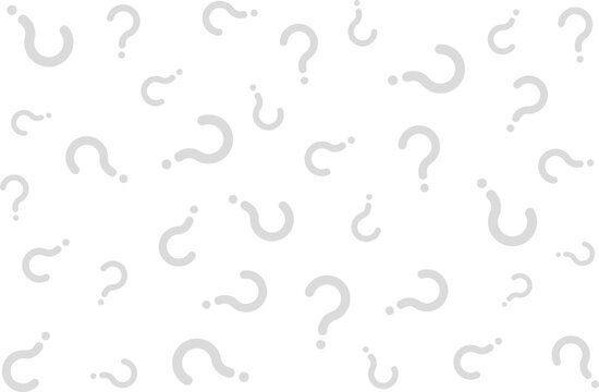 Question mark random pattern background (gray and white)